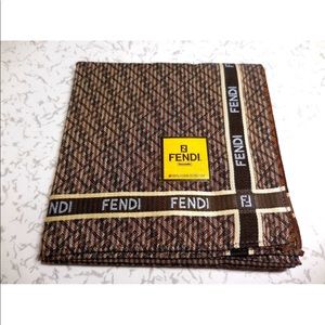 FENDI Mini Scarf Pocket Square Handkerchief